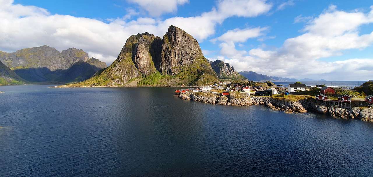 Norwegia, morze, Bergen puzzle online