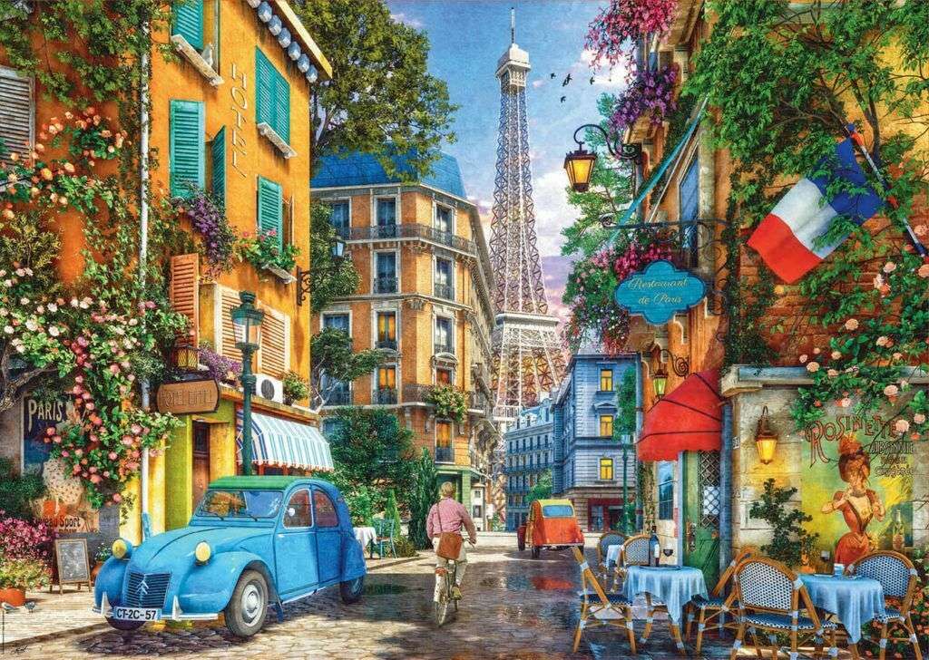 Uliczka w Paryżu puzzle online