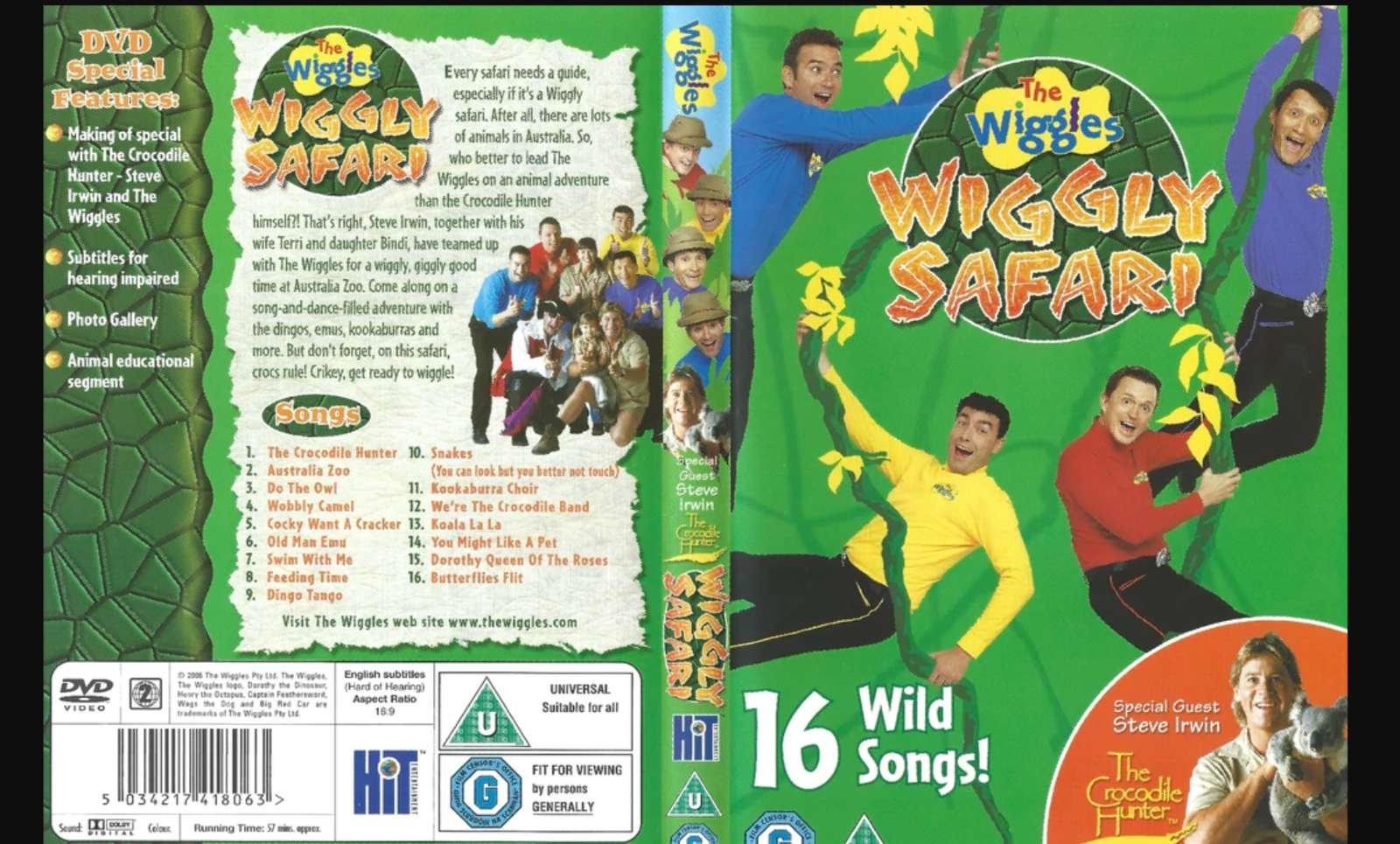 Wiggly Safari 2002 DVD OG Wiggles puzzle online