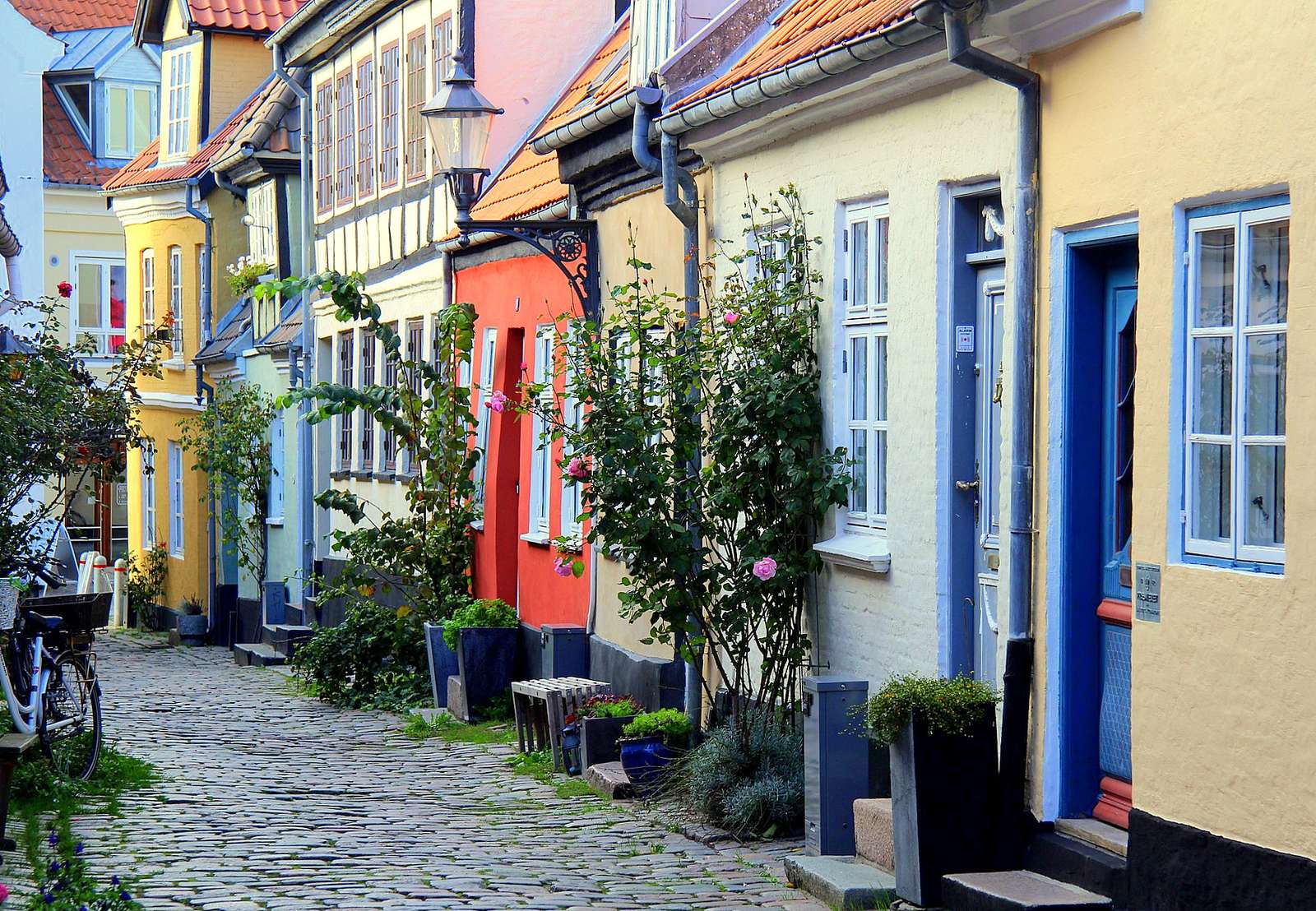 Alejka domków jednorodzinnych w Aalborgu puzzle online