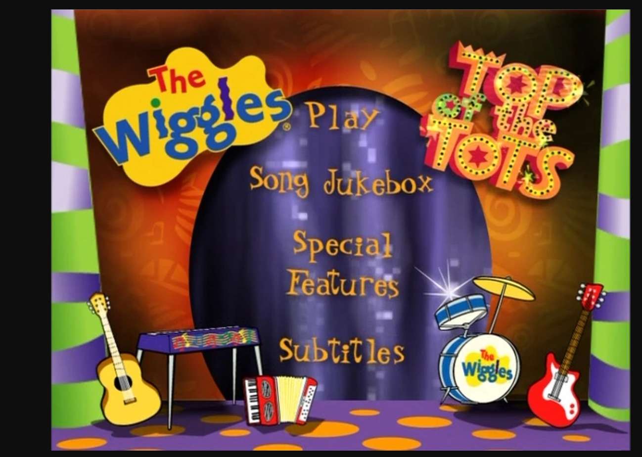 Wiggles Top Of The Tots DVD Menu 2003 puzzle online