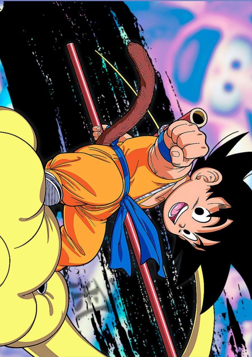 Goku w pokoju ewakuacyjnym puzzle online