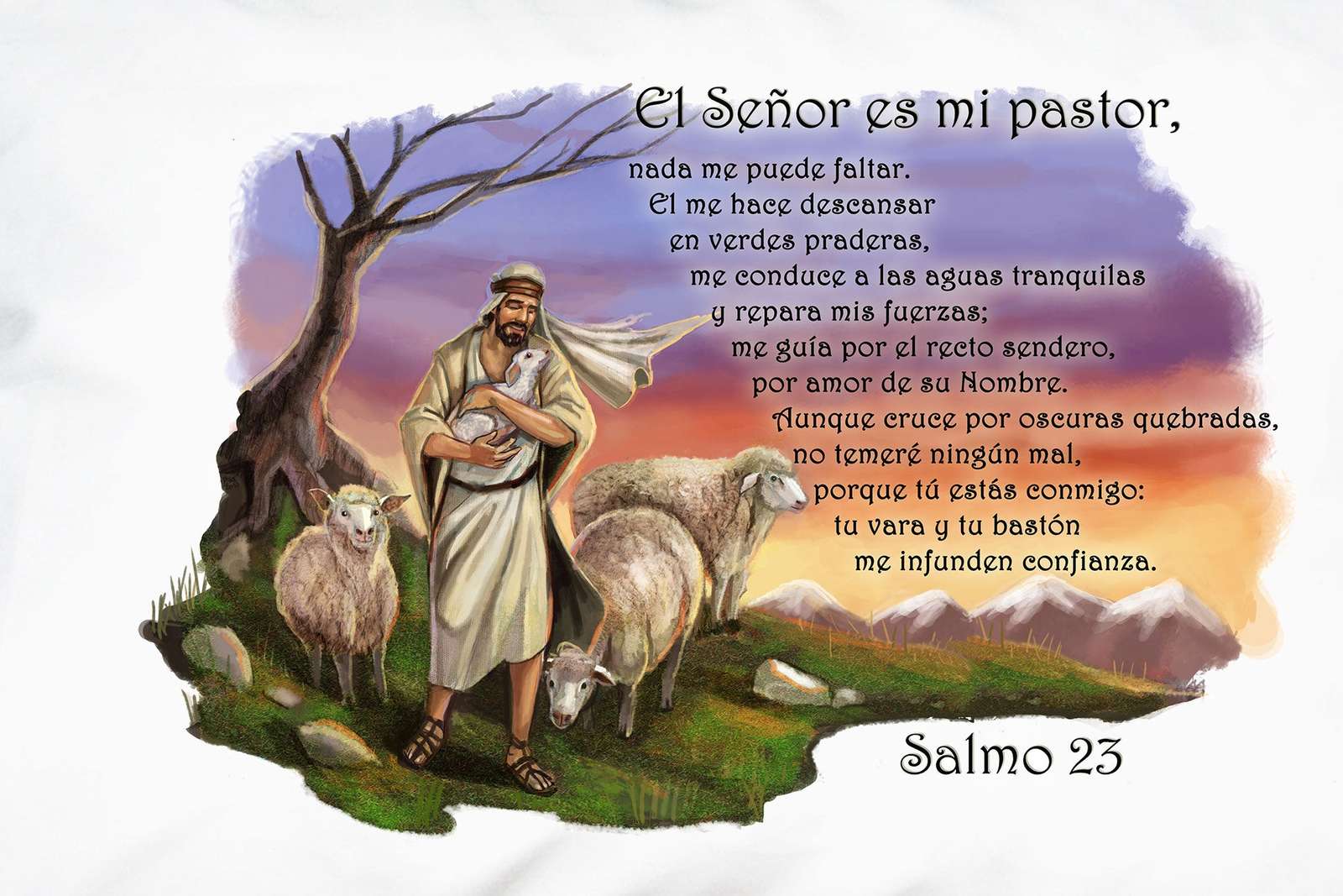 Psalm 23. puzzle online