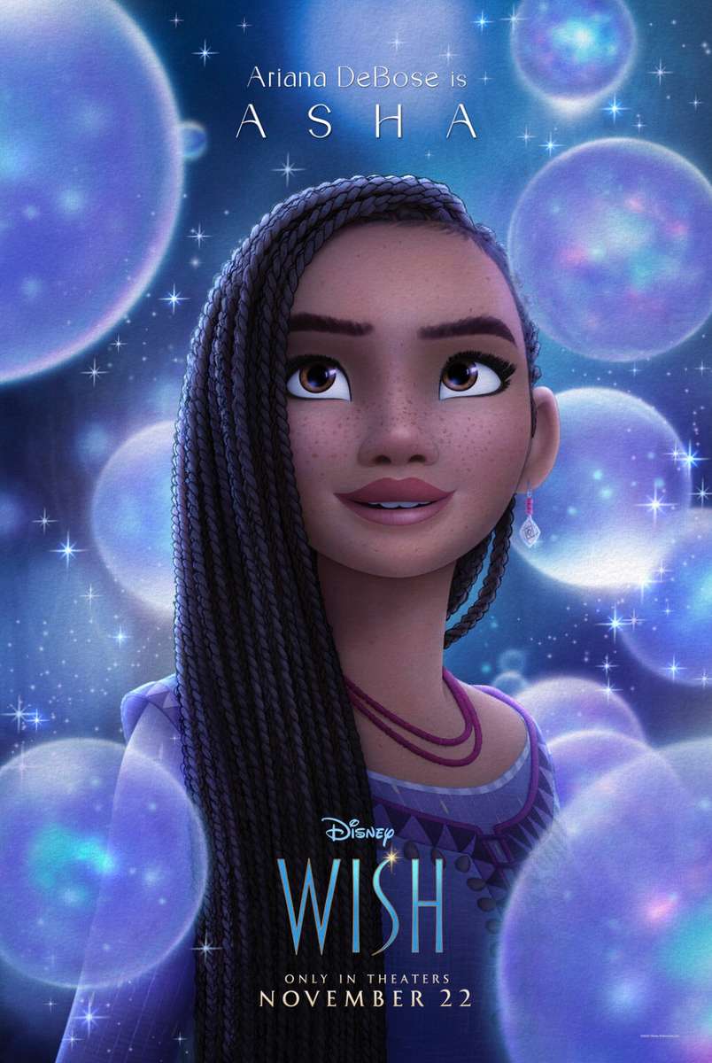 Plakat filmowy Życzenie Disneya (2023): Asha puzzle online