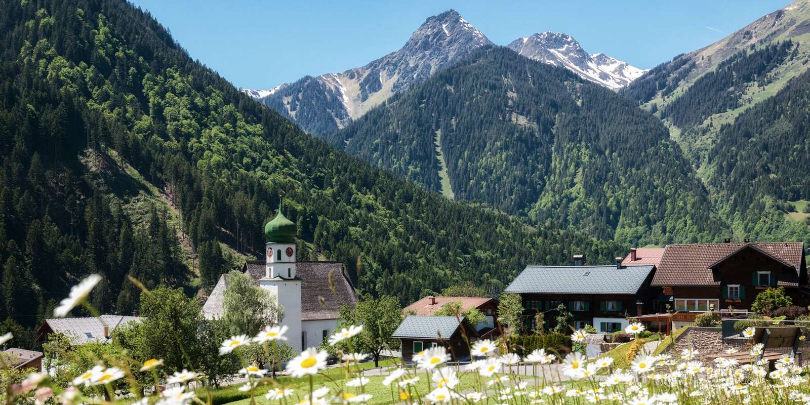 St Gallenkirch Vorarlberg Austria puzzle online