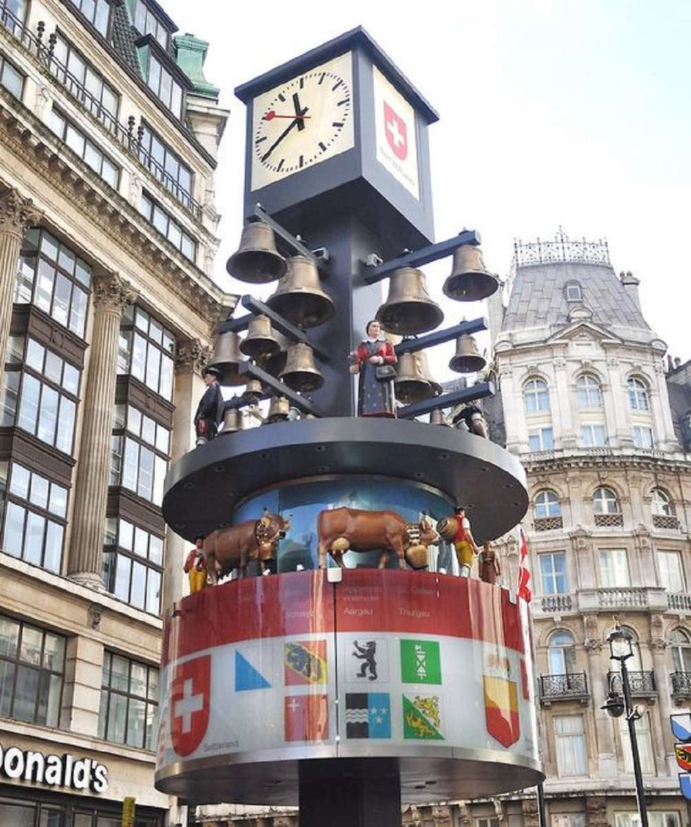Szwajcarski Glockenspiel - Londyn - Wielka Brytania puzzle online