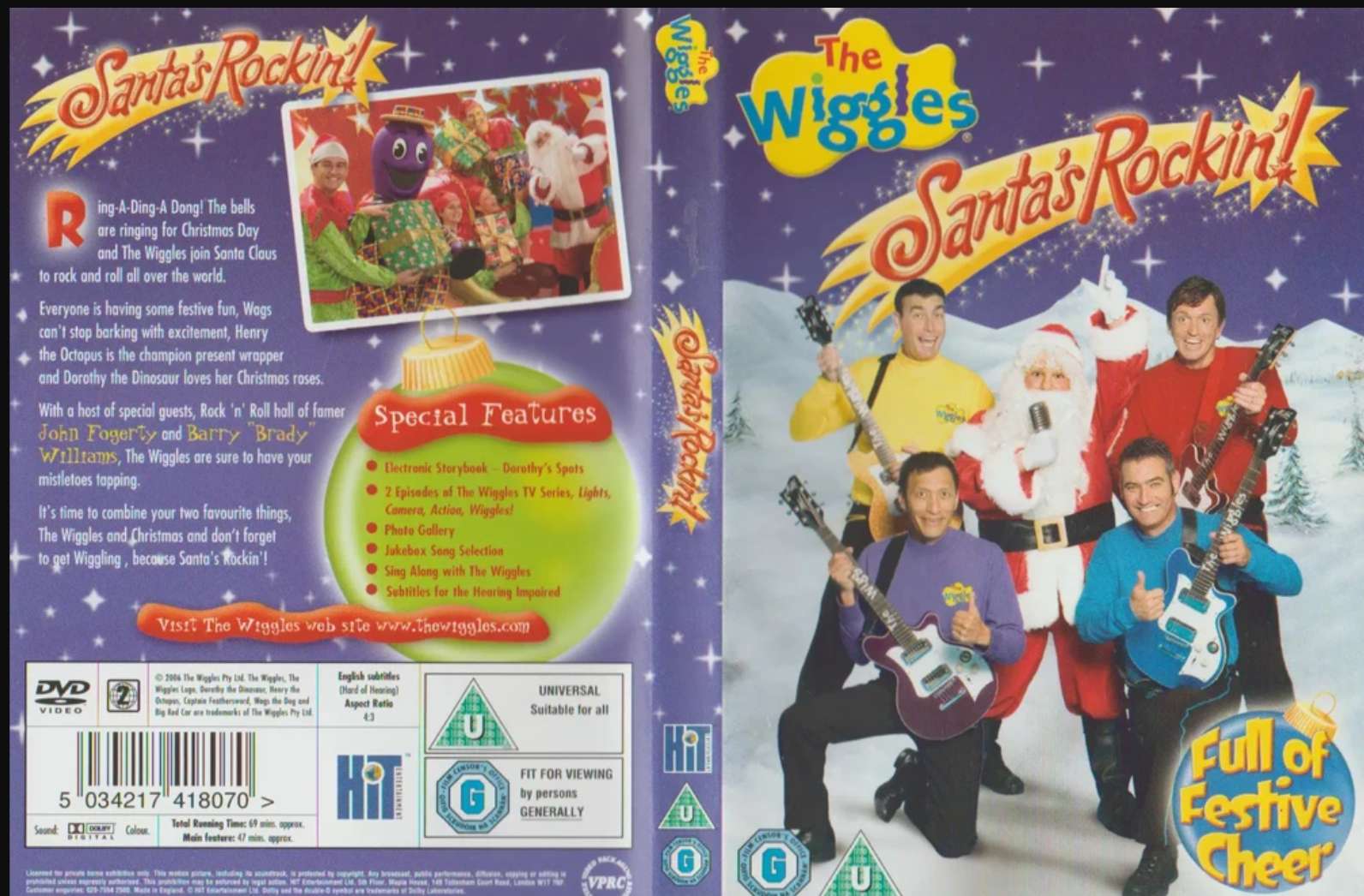 Santa Rockin Wiggles 2004 DVD puzzle online