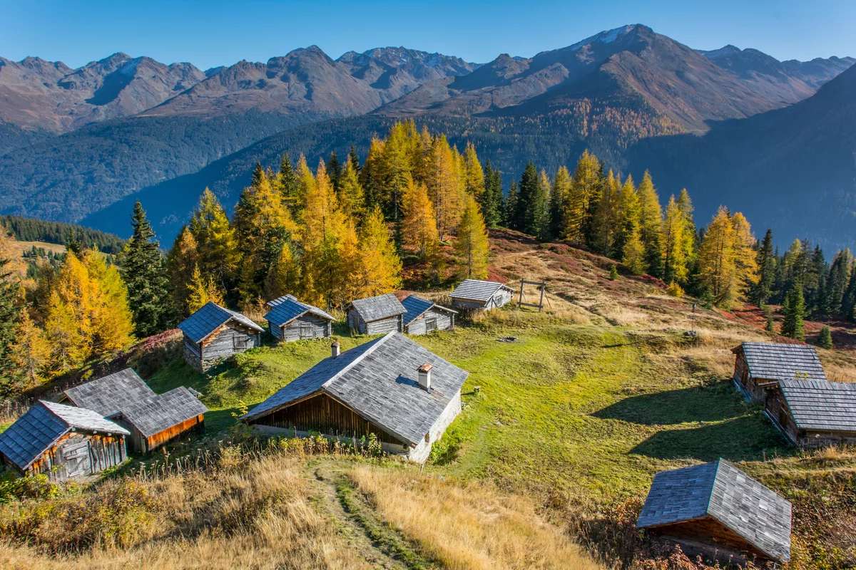 Góry Durrichalpe Tyrol Austria puzzle online