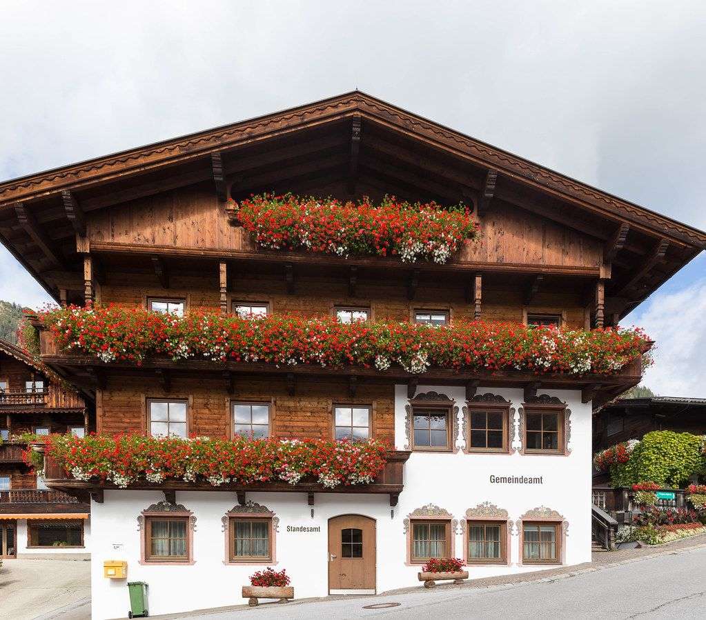 Alpbach Tyrol Austria puzzle online