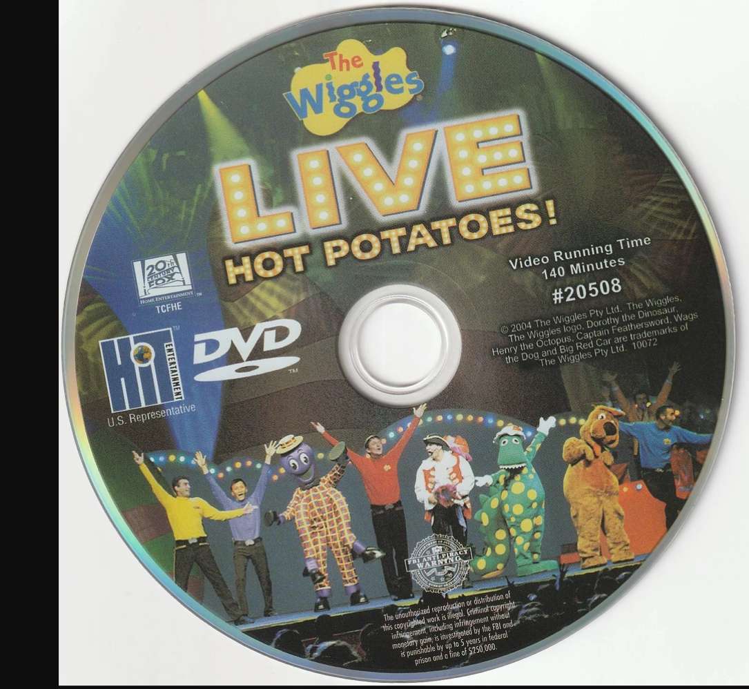 Wiggles na żywo Hot Potatoes 2004 puzzle online