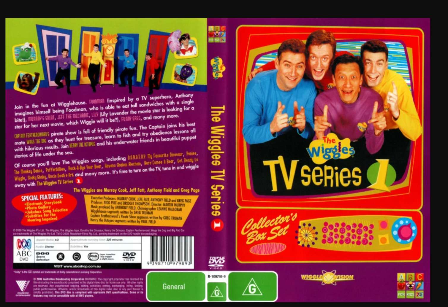 Serial telewizyjny 1 Pudełko kolekcjonerskie Wiggles puzzle online