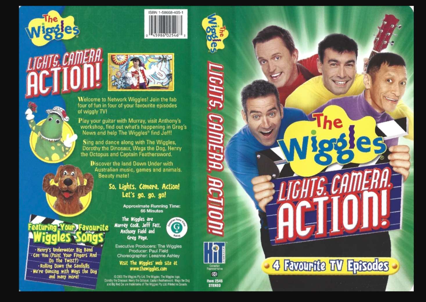 Światła Kamera Akcja Wiggles DVD 2005 puzzle online