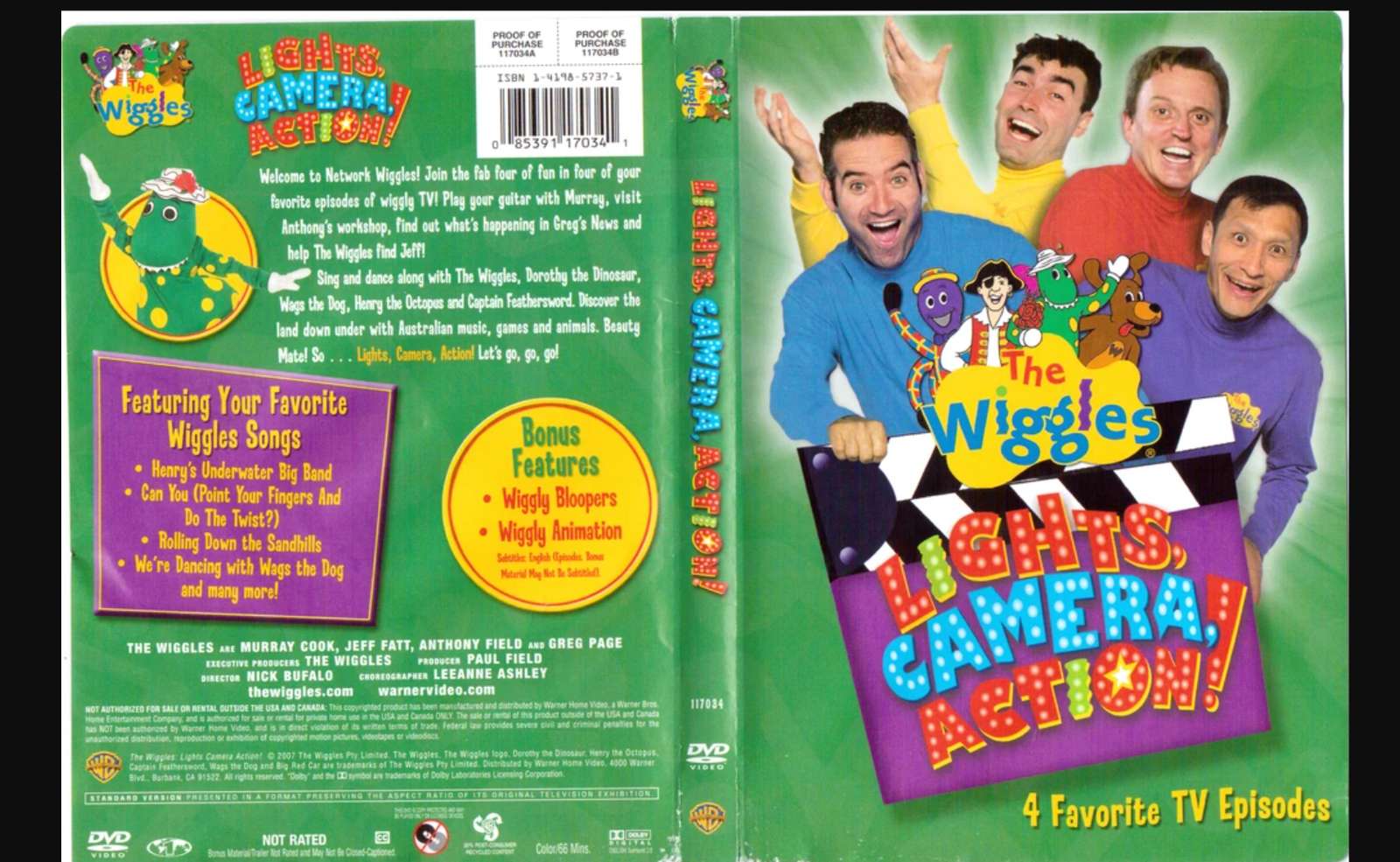 Lights Camera Action Wiggles 2005 DVD puzzle online