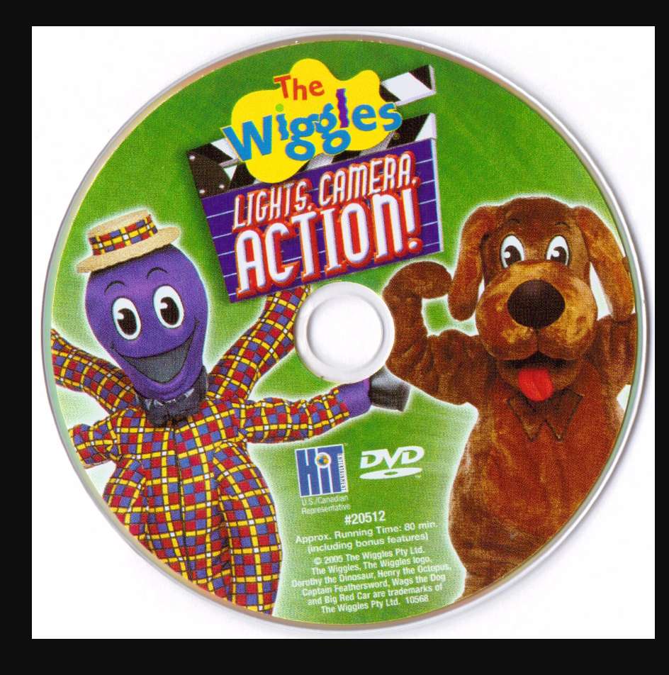 Światła Kamera Akcja Wiggles DVD 2005 puzzle online