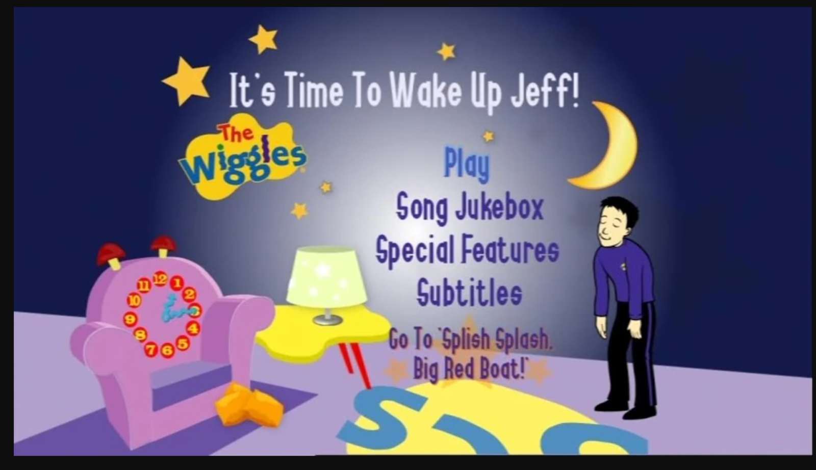 Czas się obudzić Jeff Menu DVD puzzle online