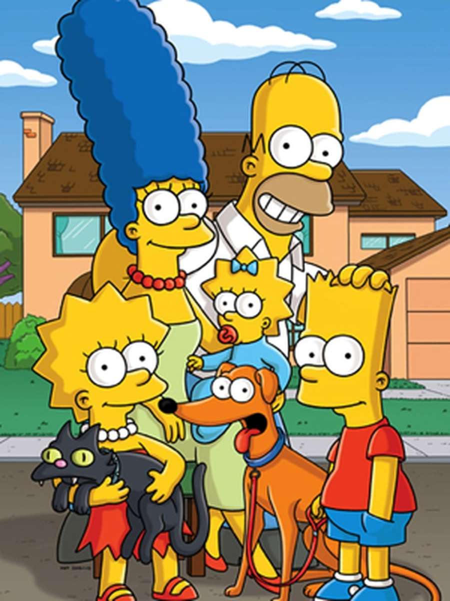Łamigłówka Simpsona puzzle online