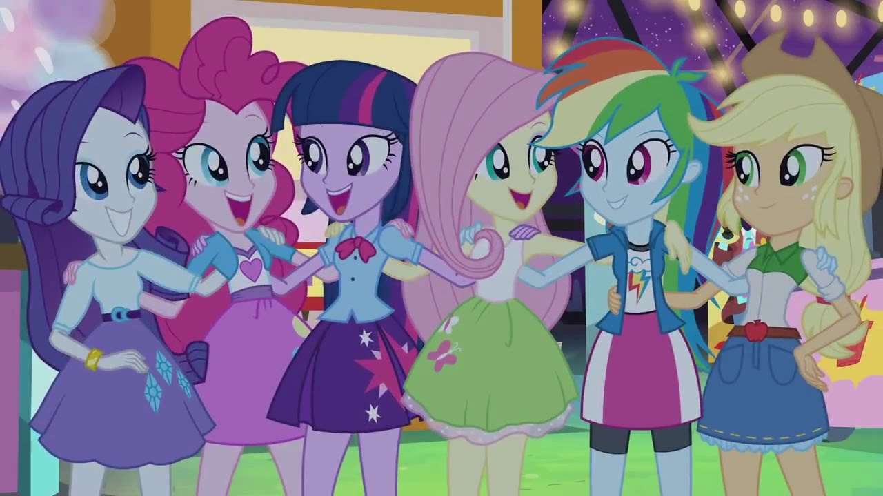 MLP EQG DZIEWCZYNY PUZZLE 2 puzzle online