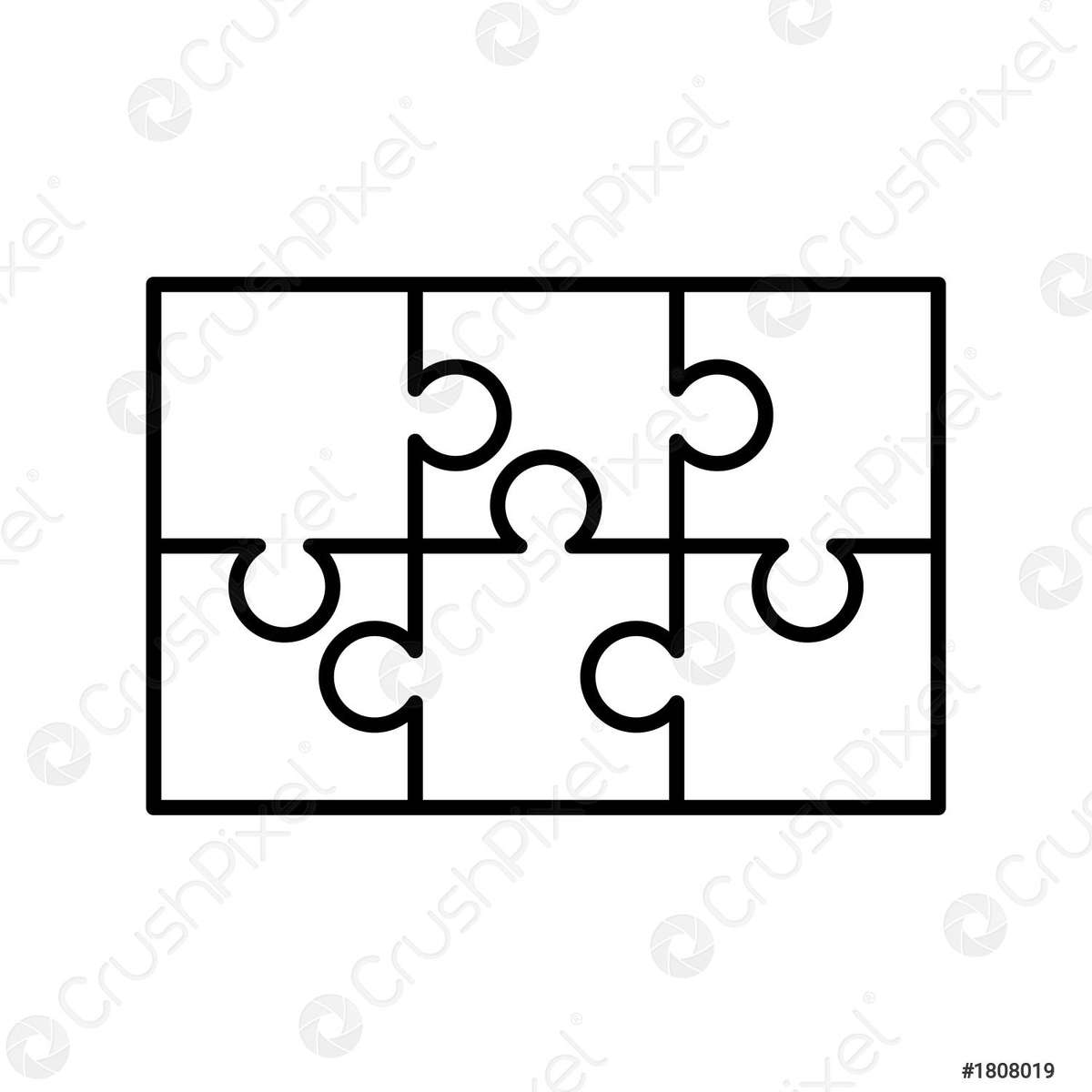 Prostokąt puzzle online