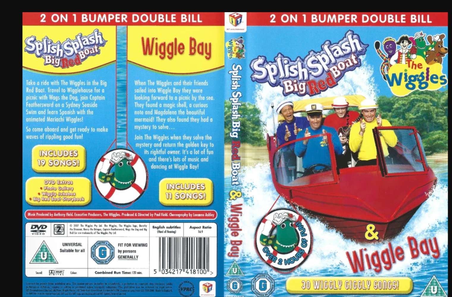 Splish Splash Big Red Boat And Wiggle Bay DVD 2006 puzzle online