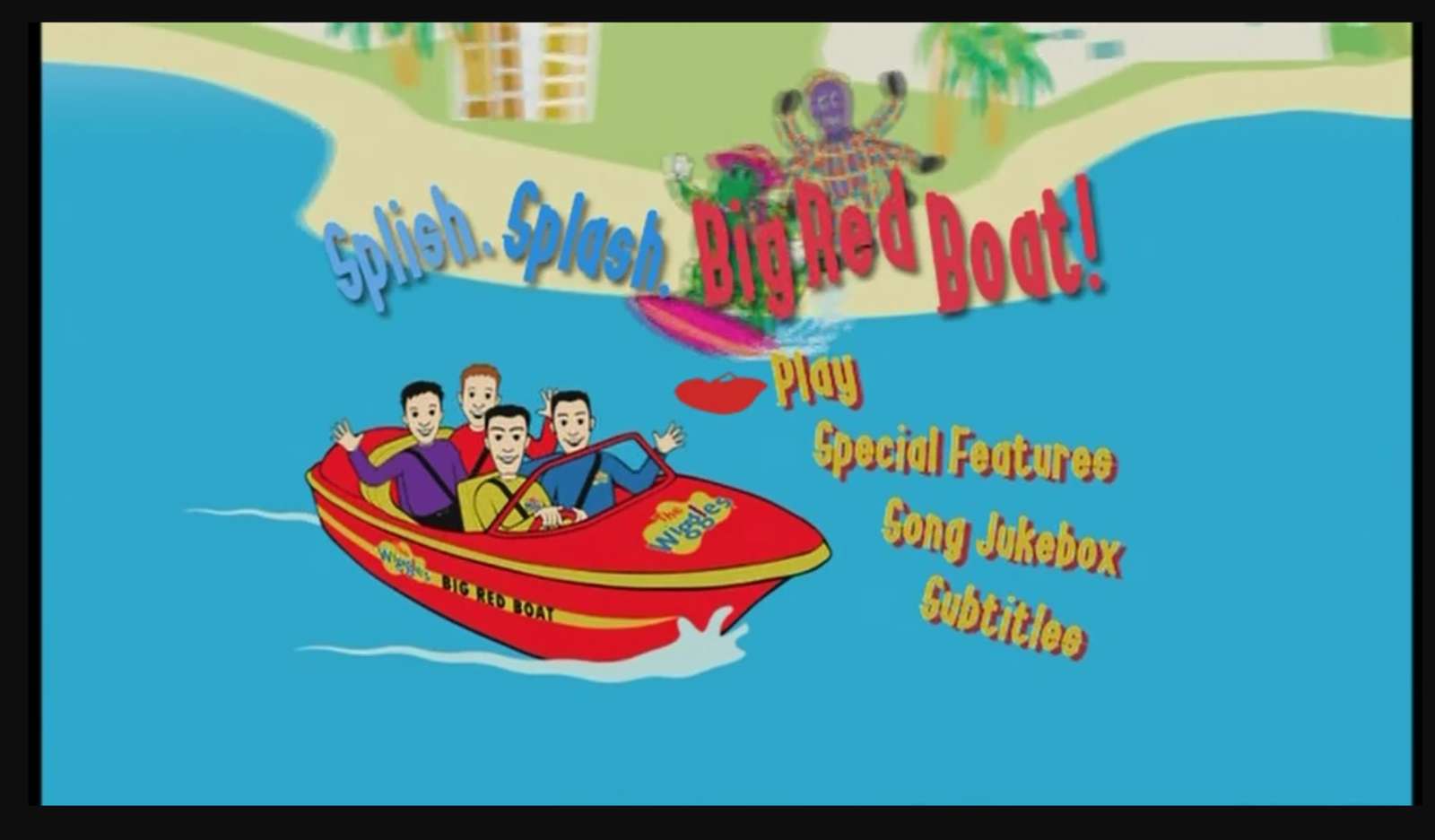 Splish Splash Big Red Boat DVD Menu 2006 Wiggles puzzle online