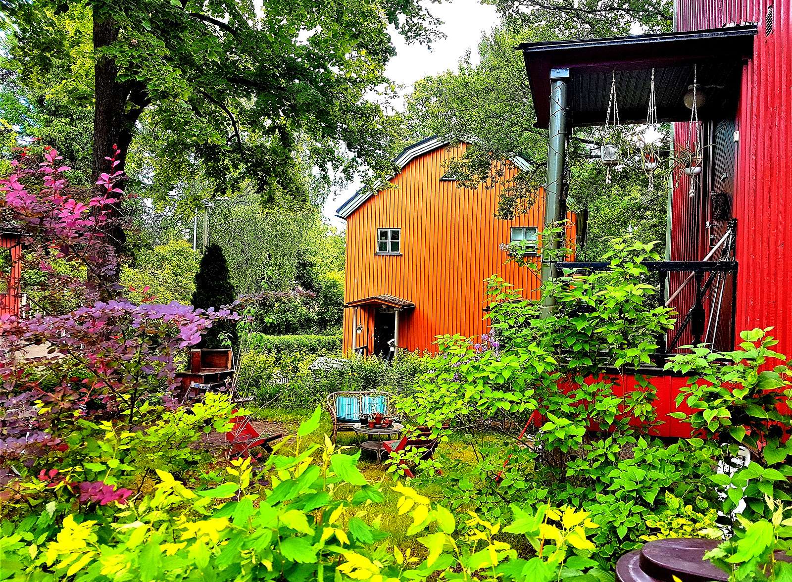 Drewniane domy w Helsinkach puzzle online