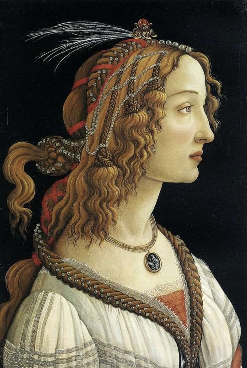 Portret młodej kobiety. S.Botticelli puzzle online