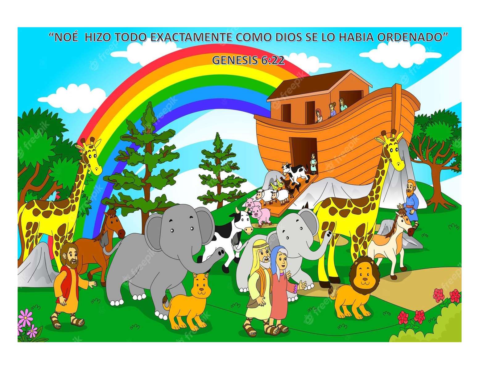 Arka Noego puzzle online