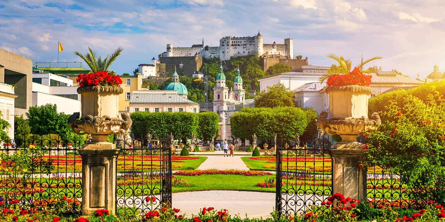 Miasto Salzburg Austria puzzle online