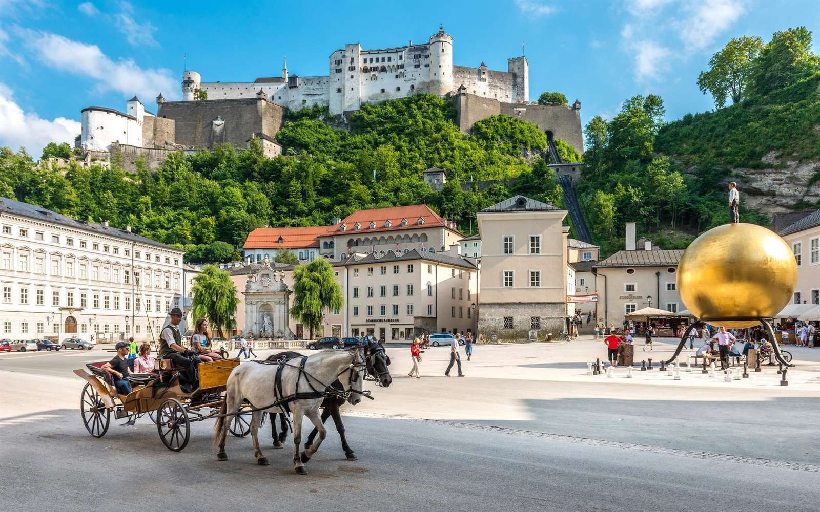 Miasto Salzburg Austria puzzle online