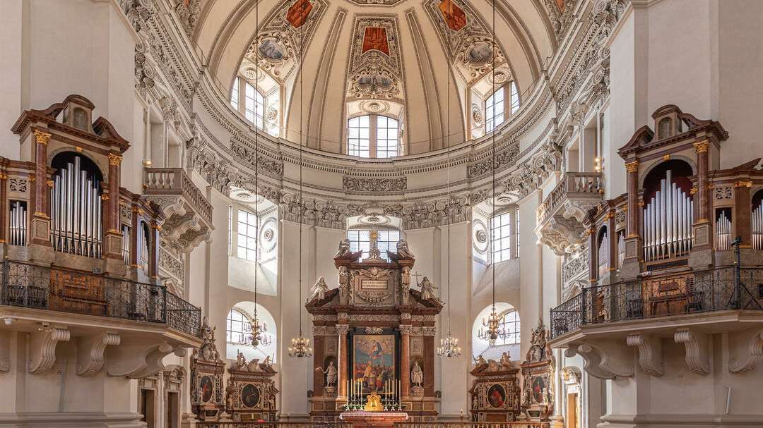 Miasto Salzburg Katedra Austria puzzle online
