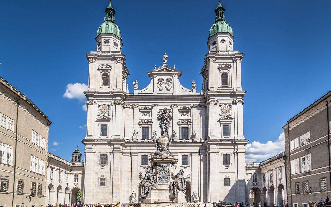 Miasto Salzburg Austria puzzle online