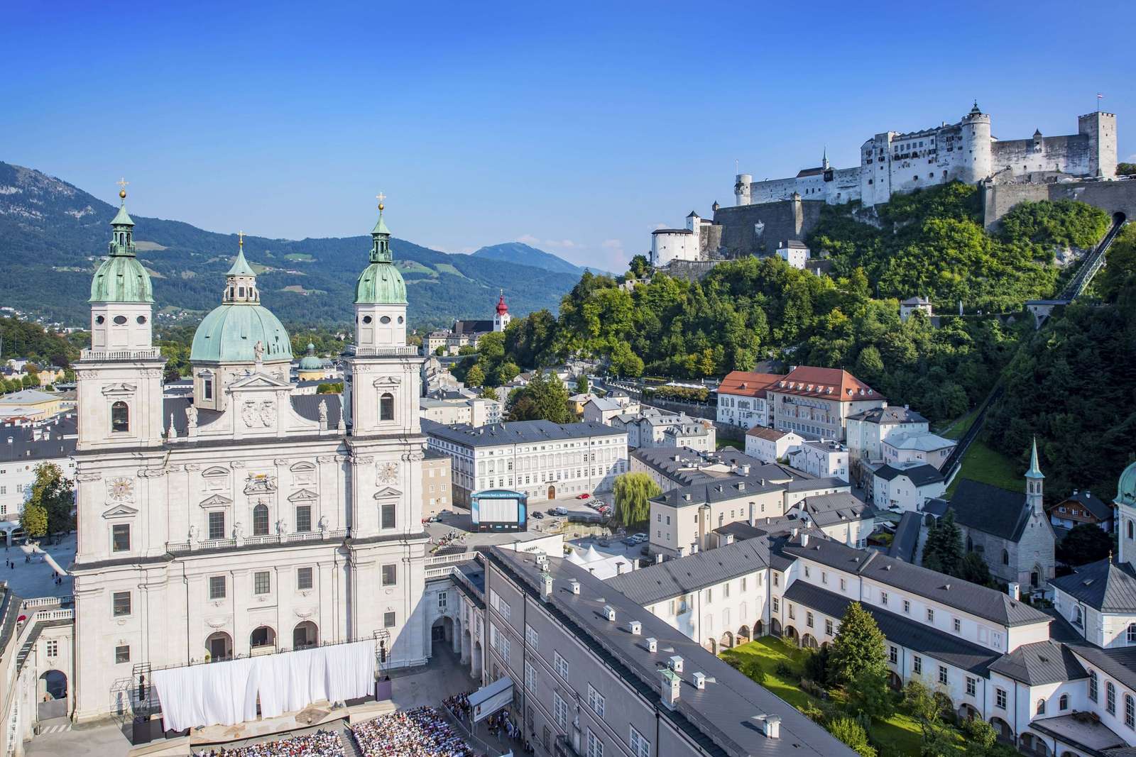 Miasto Salzburg Austria puzzle online