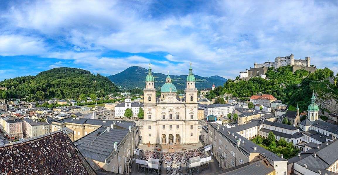 Miasto Salzburg Austria puzzle online