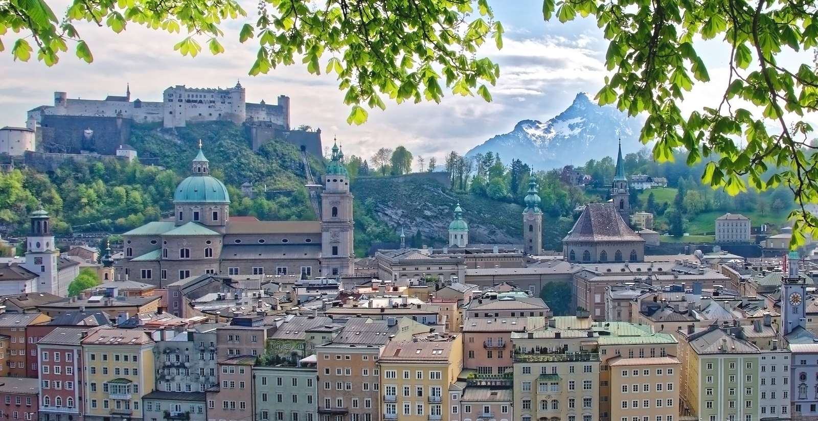 Miasto Salzburg Austria puzzle online