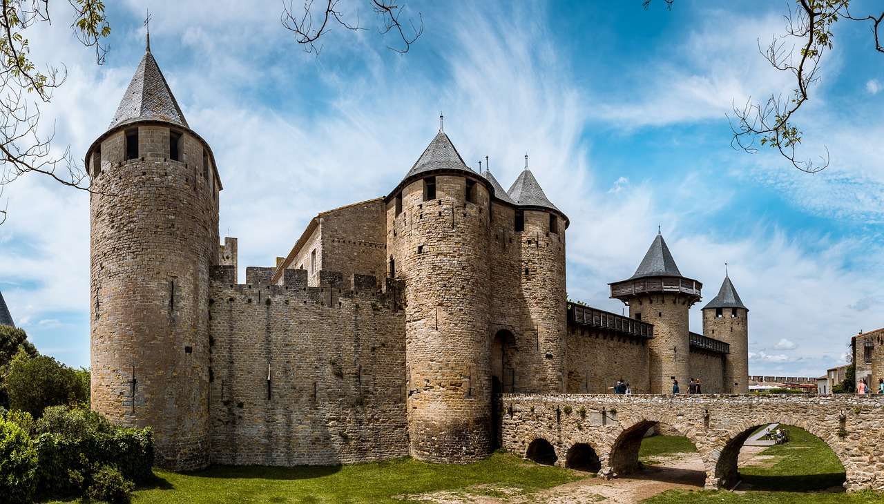 Carcassonne, Francja puzzle online