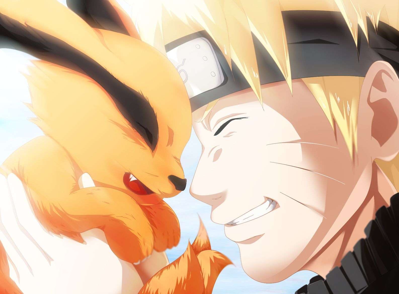 Kuramy i Naruto puzzle online