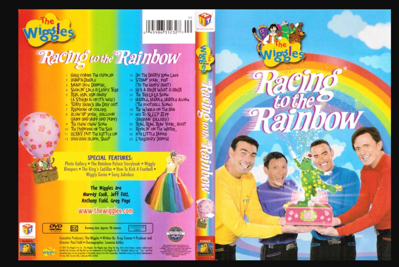Wiggles Racing to the Rainbow DVD 2006 puzzle online