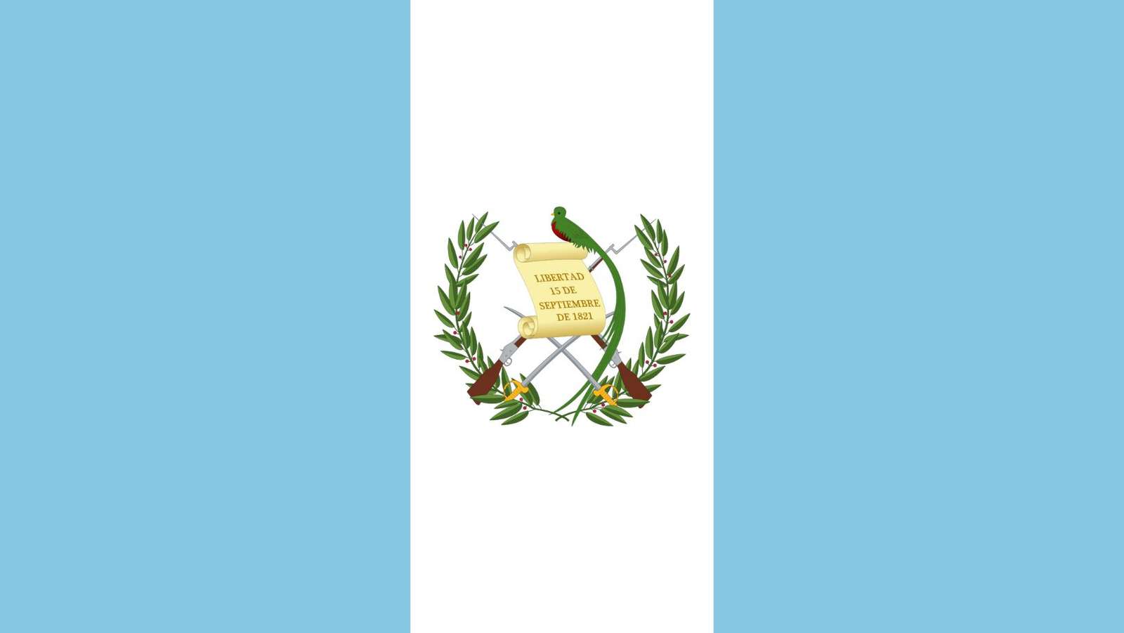 Flaga Gwatemali puzzle online