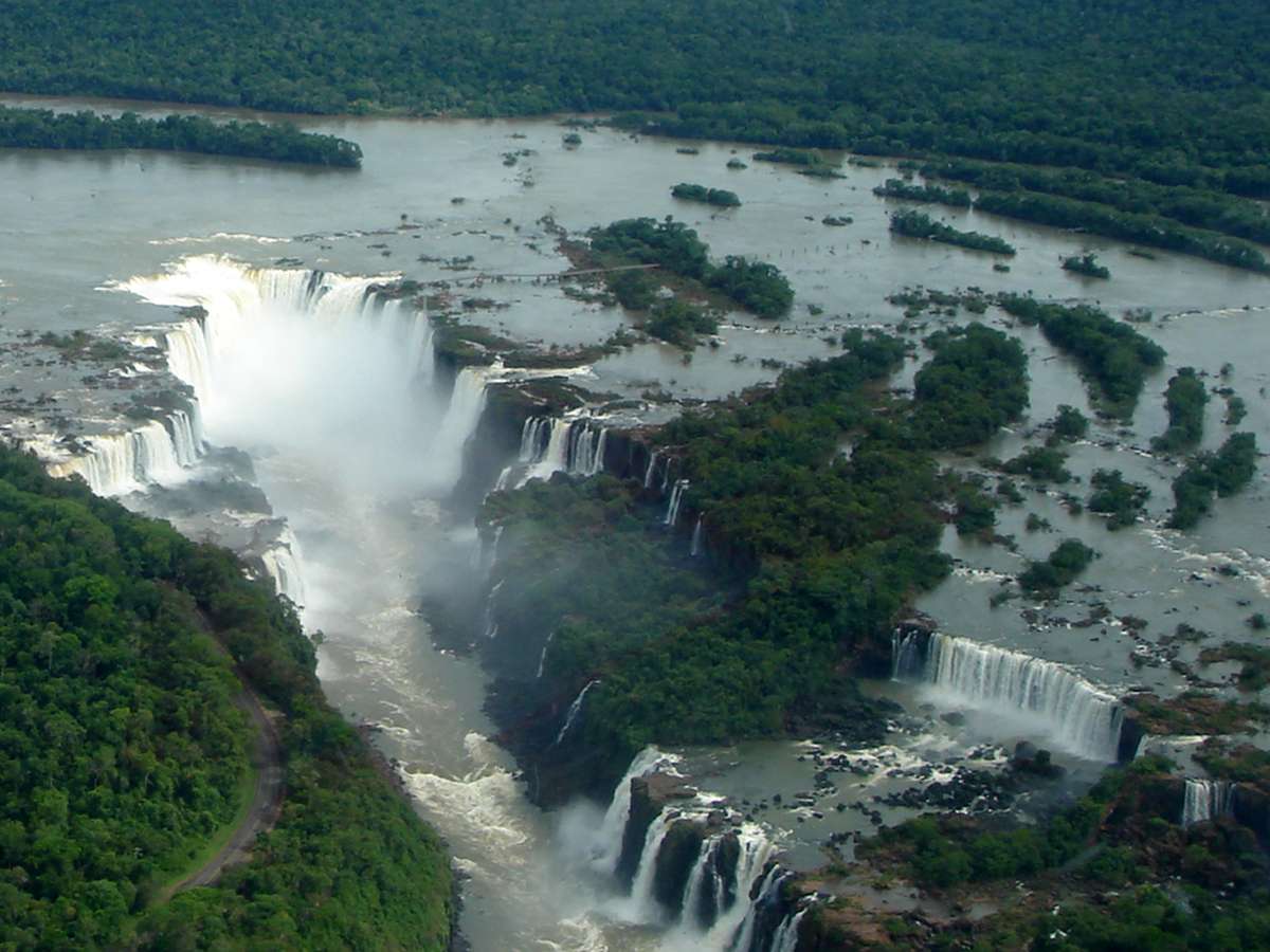wodospad Iguazu puzzle online