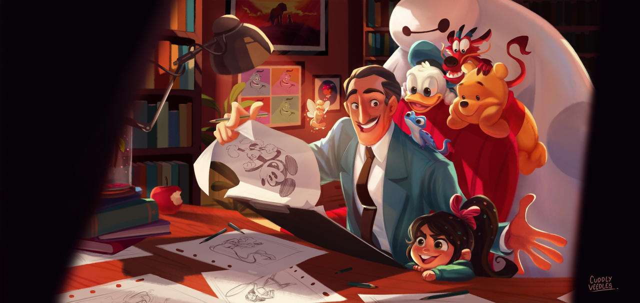 Walt Disney: Rzecz najbliższa magii puzzle online
