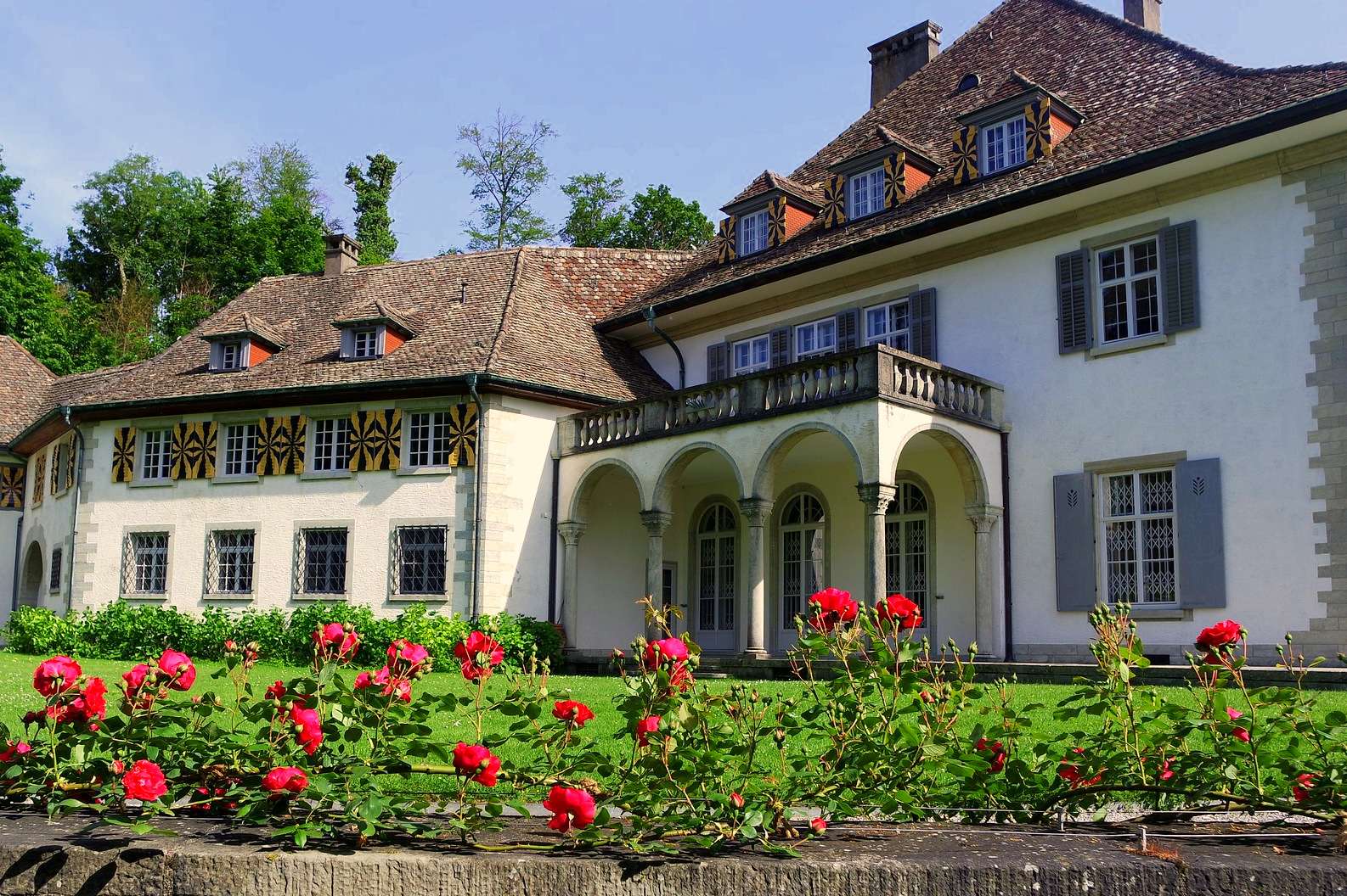 Zamek na półwyspie Au (Jezioro Zuryskie) puzzle online