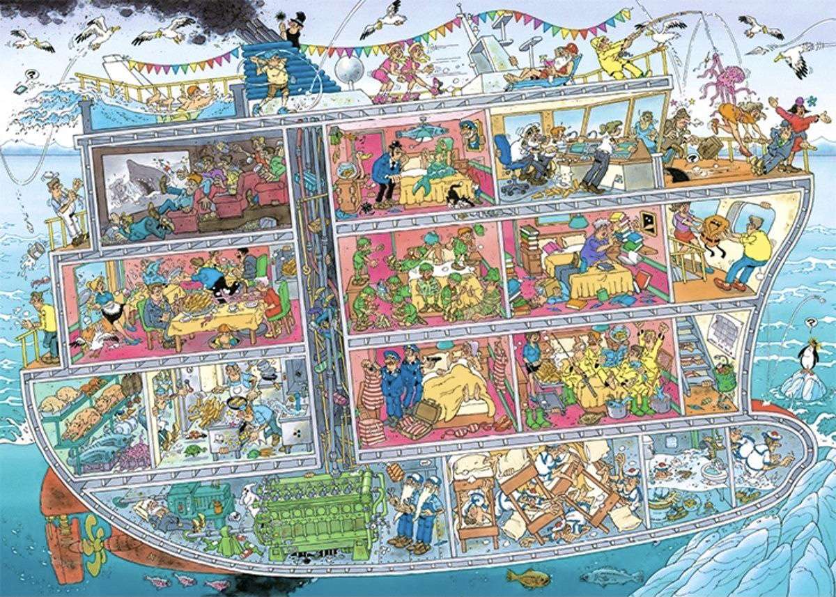 Statek wycieczkowy puzzle online