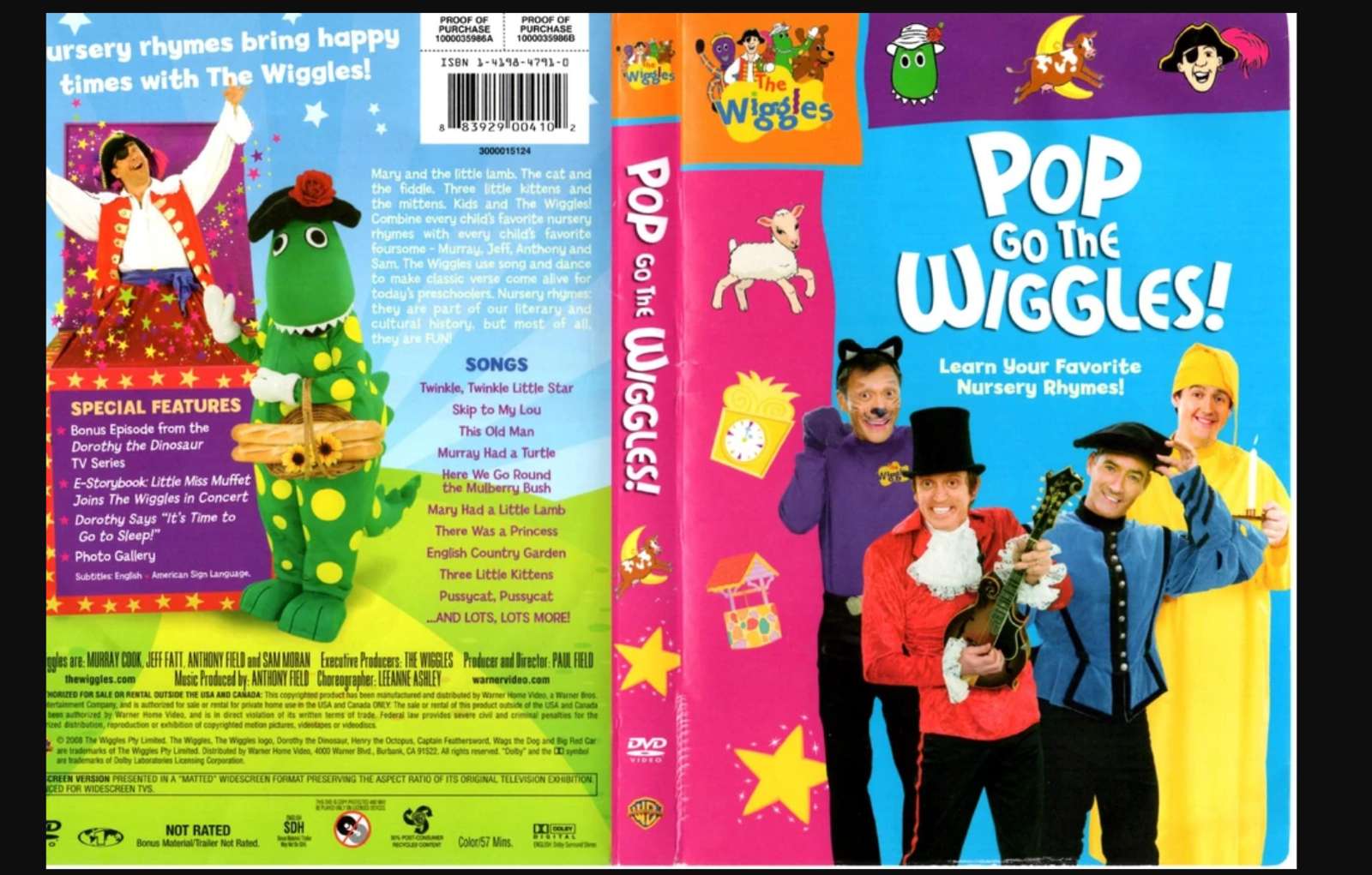 Pop Go The Wiggles DVD 2007 puzzle online