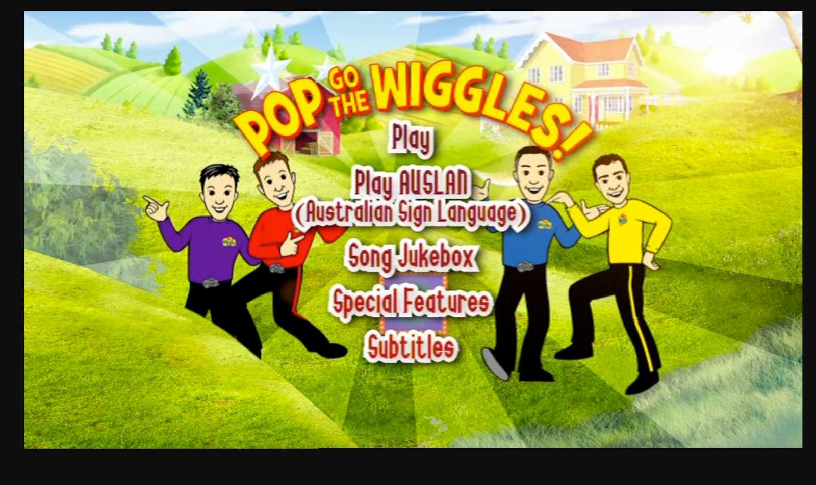 Menu DVD Pop Goes The Wiggles puzzle online