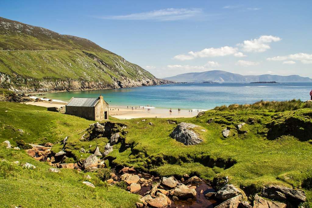 piękna plaża w Irlandii puzzle online