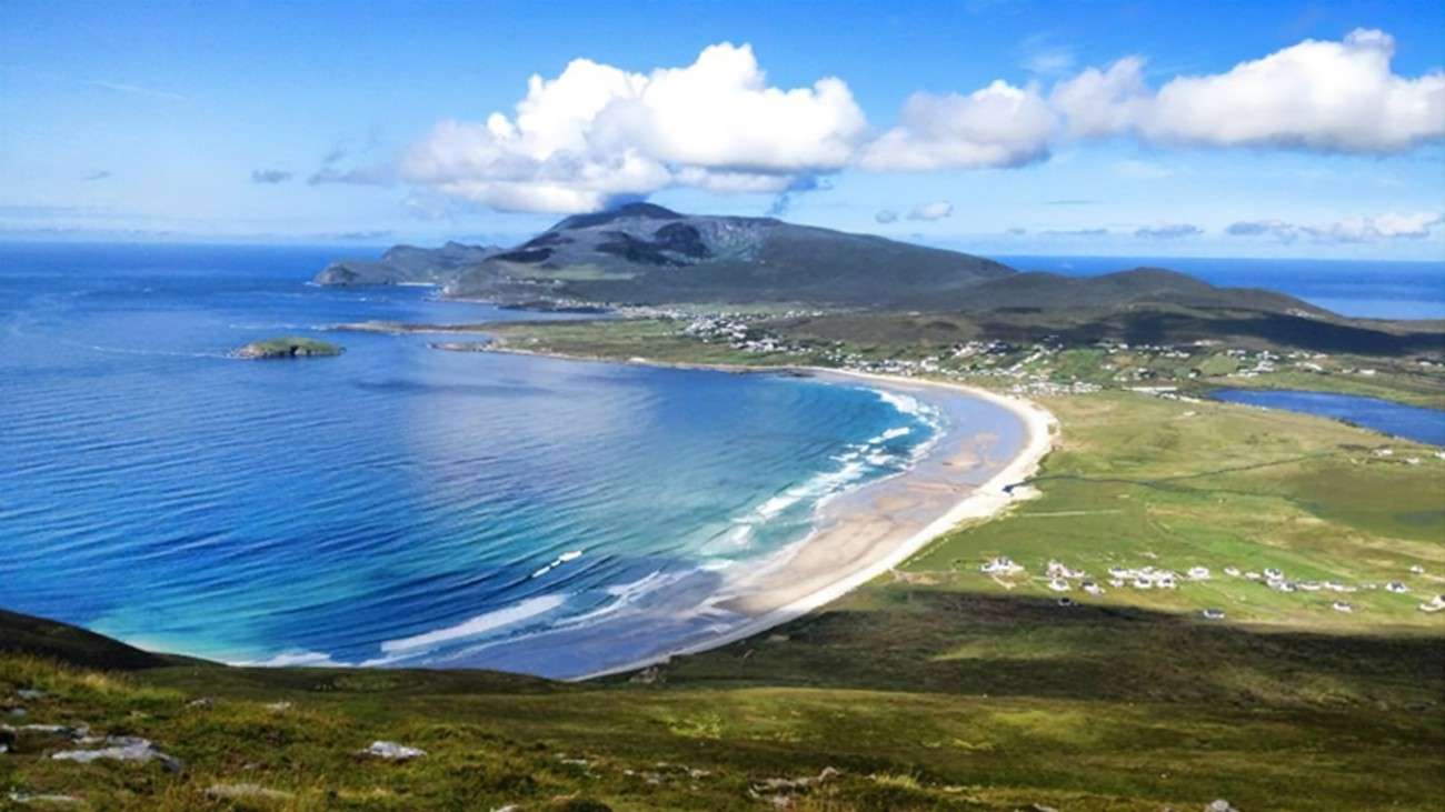piękna plaża w Irlandii puzzle online