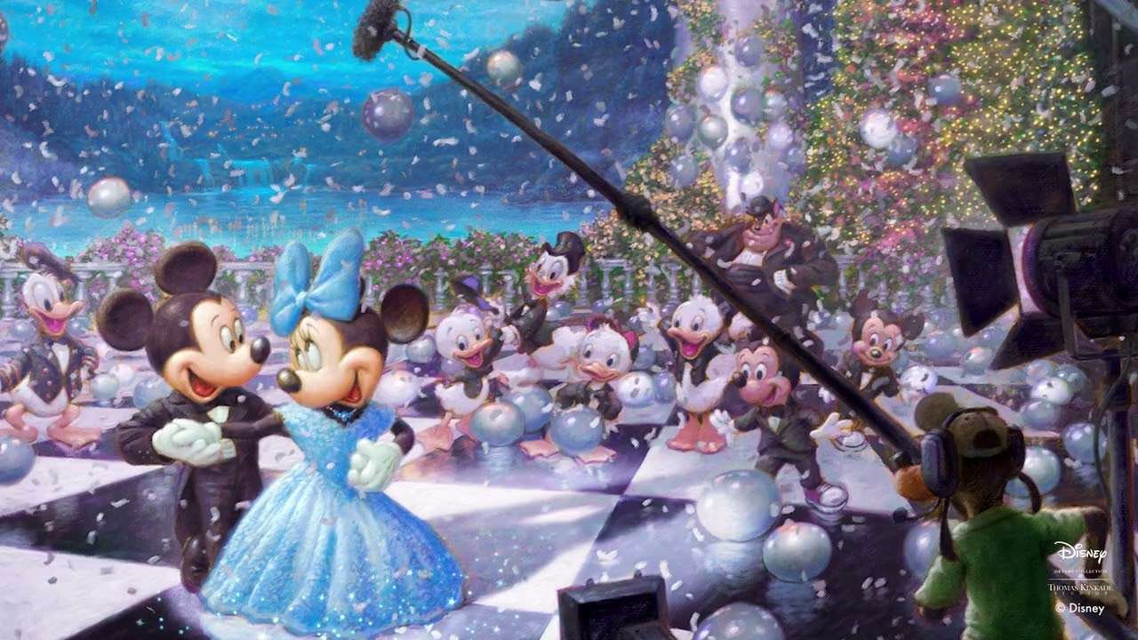 Miki i Minnie 100 lat magii puzzle online