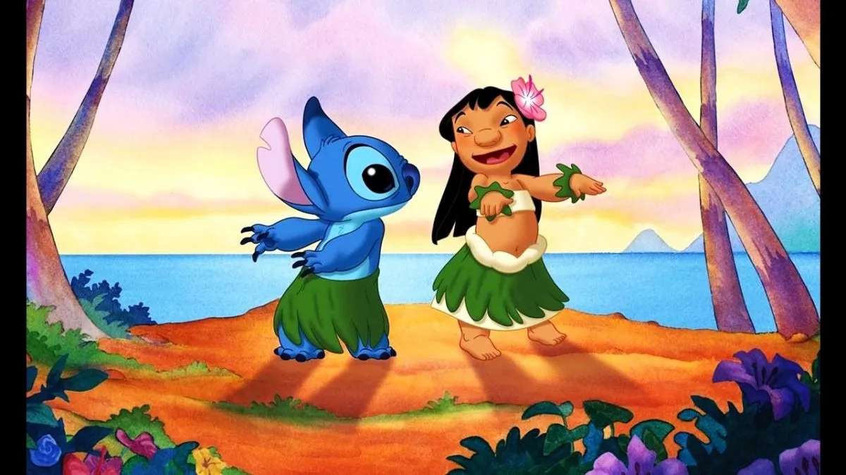 Lilo i ścieg puzzle online