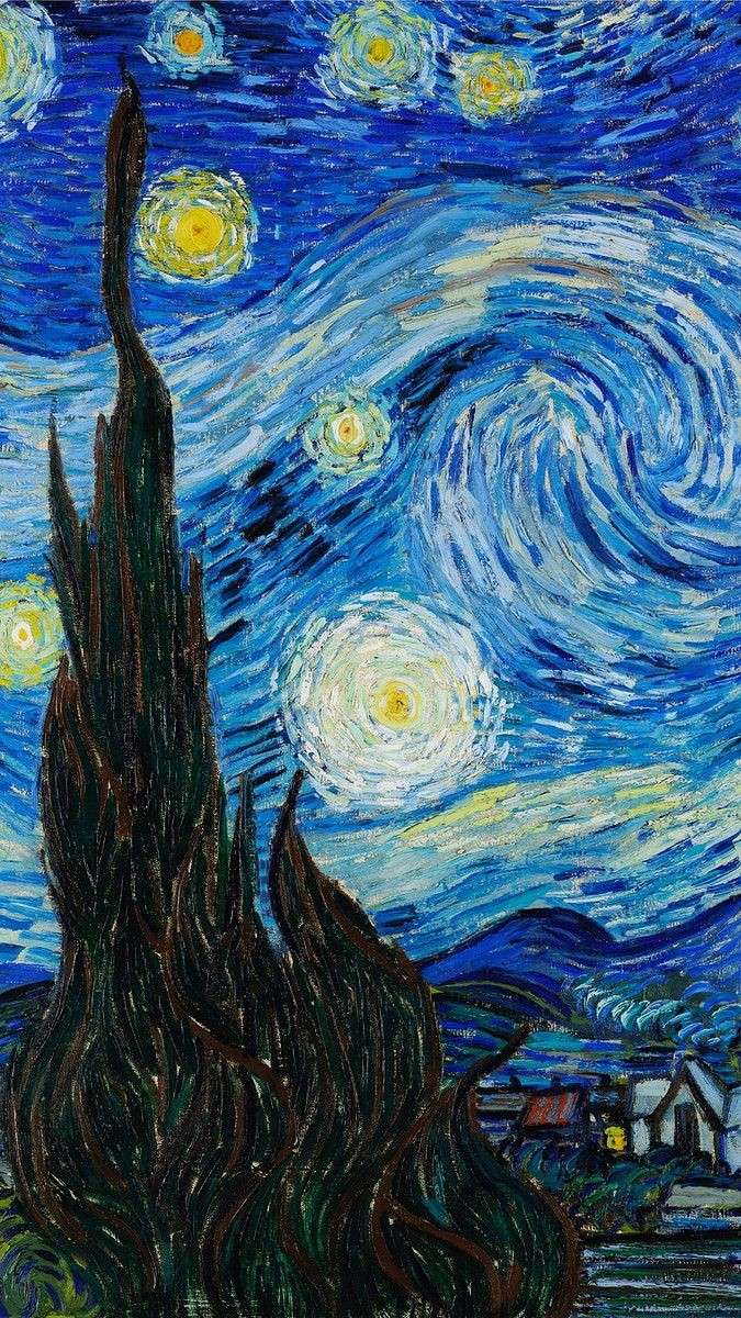 Gwiaździsta noc Van Gogha puzzle online