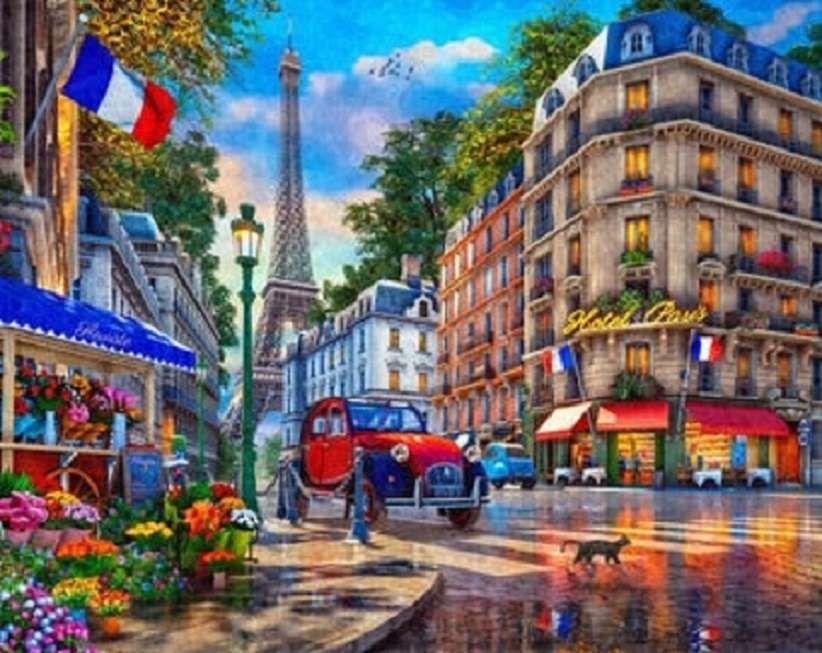 Francuska uliczka puzzle online